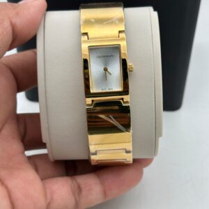 CALVIN KLEIN GOLDEN SQUARE WATCH
