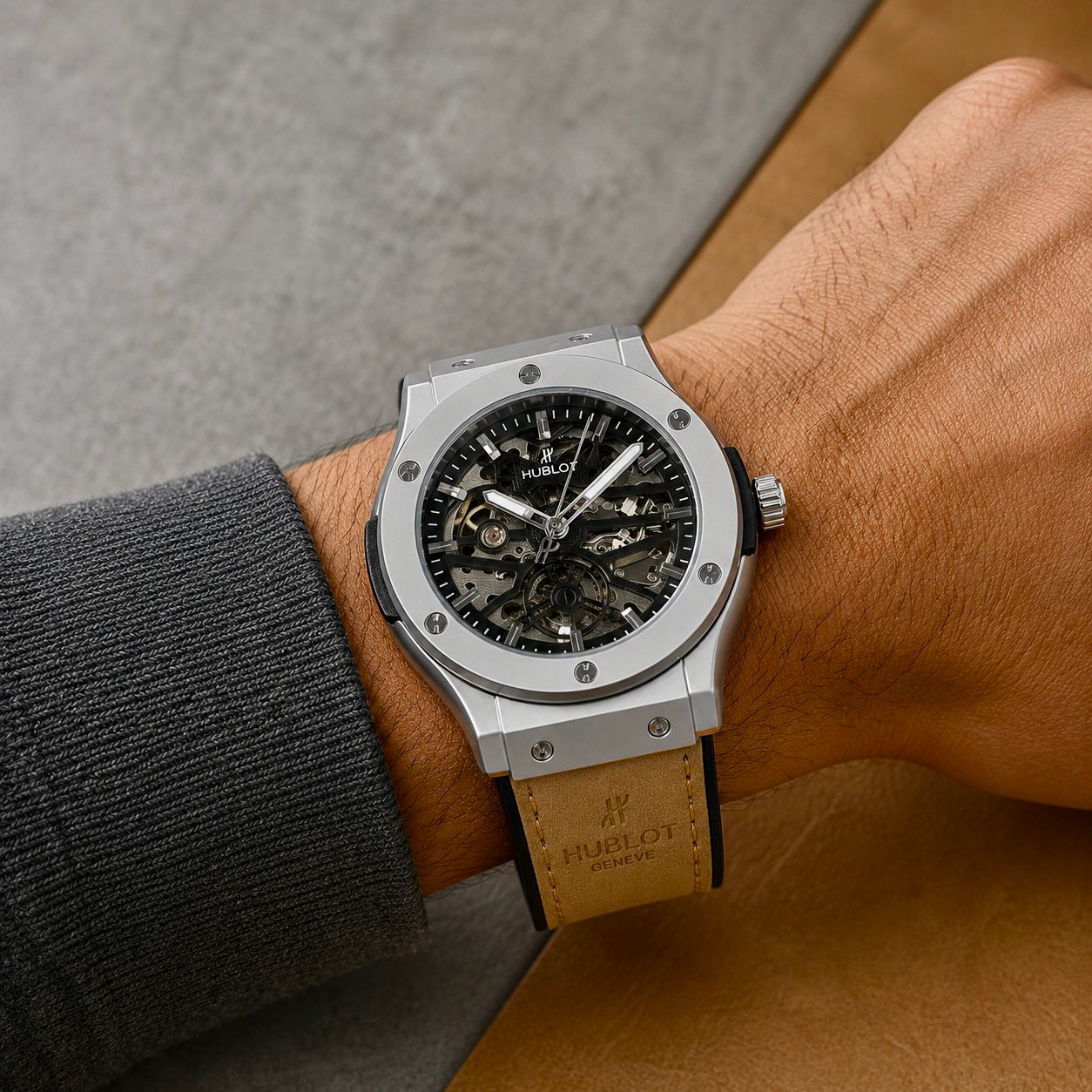 hublot automatic skeleton face dial hublot automatic skeleton face dial