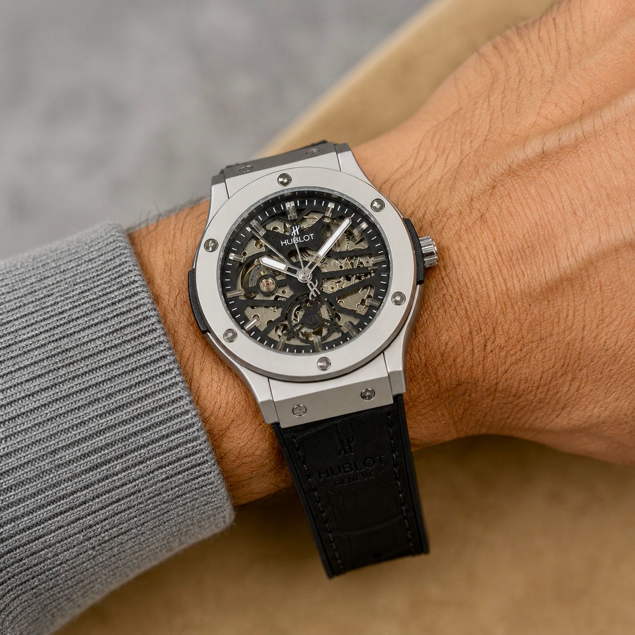 hublot automatic skeleton face dial hublot automatic skeleton face dial