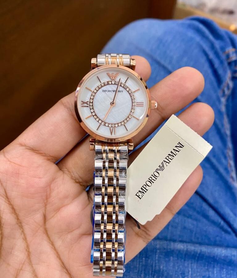 Emporio Armani Slim Collection Black Bottega Elegant And Decent Dial