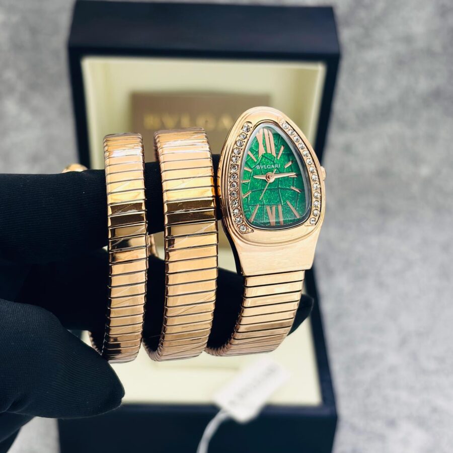 BVLGARI SERPENTI TUBOGAS ROSE GREEN