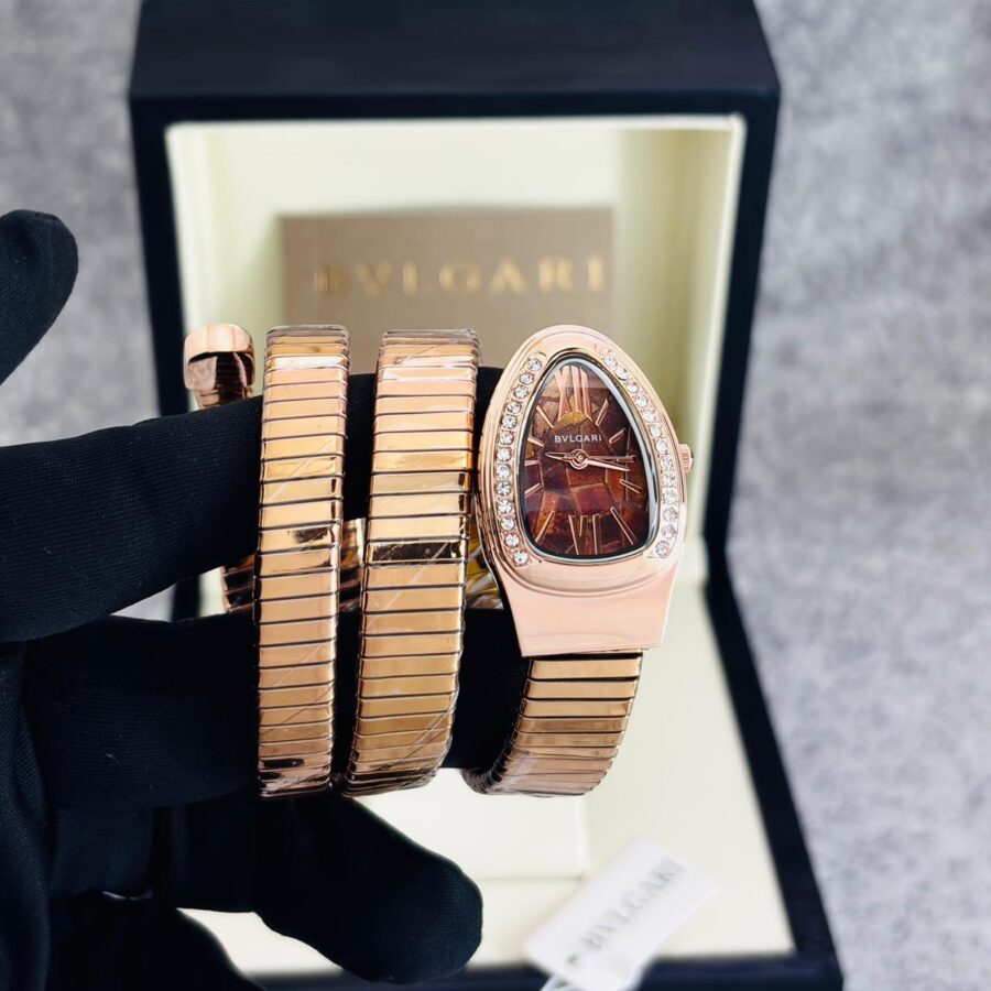 BVLGARI SERPENTI TUBOGAS ROSE BROWN