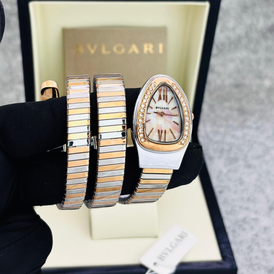 BVLGARI SERPENTI TUBOGAS TWO TONE WHITE